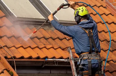 Démoussage et hydrofuge de toiture aux Rairies